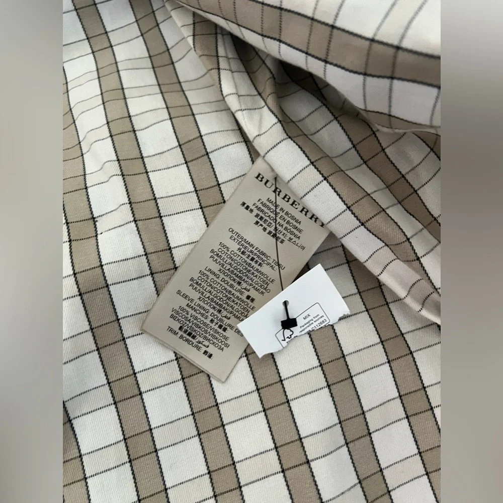 Burberry Brit Coat Size: S leather trimmed - Picture 8 of 16
